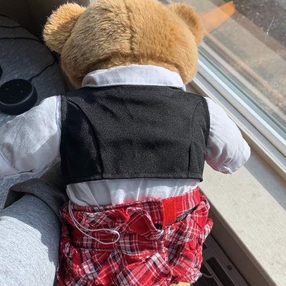 Pop punk Build-A-Bear with skirt and tie - Picture 3 of 6